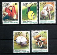 Champignons Cuba 2005 (13) Yvert N° 4311 à 4315 Oblitérés Used - Hongos