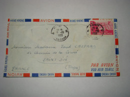 4253 Lettre Par Avion Air Mail Hang Khong Saïgon Viêt-Nam Cong-Hoa Buu-Ching Pour St Dié Vosges France 7/10/1960 - Viêt-Nam