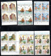 ITALIA REPUBBLICA ITALY REPUBLIC 1992 MANIFESTAZIONI COLOMBIANE SCOPERTA DELL'AMERICA DISCOVERY SERIE QUARTINA BLOCK MNH - 1991-00: Nieuw/plakker