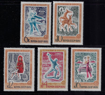 RUSSIA  1970 SCOTT #3784-3788  MNH - Neufs