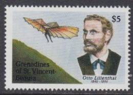 St.Vincent-Grenadinen-Bequia Mi.Nr. 282 Otto Lilienthal, Lilienthal-Gleiter (5) - St.Vincent (1979-...)