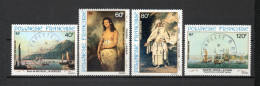 POLYNESIE  PA  N°  163 à 166   OBLITERES   COTE  7.00€    PEINTRE TABLEAUX ART - Used Stamps