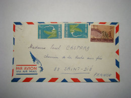 4233 Lettre Par Avion Air Mail Saïgon Viêt-Nam Cong-Hoa Buu-Ching Non Oblitérés Pour St Dié Vosges France - Viêt-Nam
