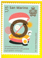 SAN MARINO 2020 New Stamp Giornata Internazionale Sprechi Alimentari - Nuovi