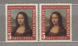 DEUTSCHLAND GERMANY 1952 MNH(**) Mi 148 I,II #33848 - Ungebraucht