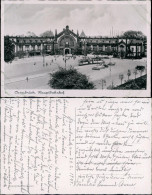 Ansichtskarte Osnabrück Hauptbahnhof, Schlote - Straßenbahn 1938 - Osnabrück