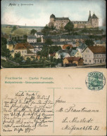 Ansichtskarte Mylau Panorama Kaiserschloss Museum 1908 - Mylau