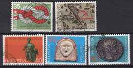 T2436 - SUISSE SWITZERLAND Yv N°1237/41 - Used Stamps