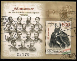 Hungary, 2019, Used, Stamps Day Mi. Nr.bl. 434, - Gebruikt