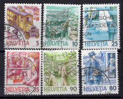 T2446 - SUISSE SWITZERLAND Yv N°1250/55 - Used Stamps