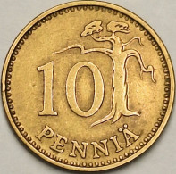 Finland - 10 Pennia 1966 S, KM# 46 (#3915) - Finnland