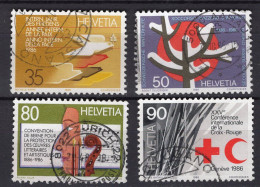 T2453 - SUISSE SWITZERLAND Yv N°1256/59 - Used Stamps