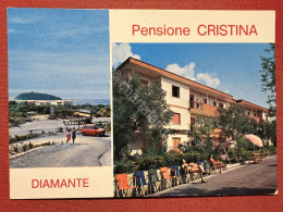 Cartolina - Pensione Cristina Ristorante Bar - Pietrarossa - Diamante - 1970 Ca. - Cosenza