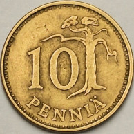 Finland - 10 Pennia 1968 S, KM# 46 (#3916) - Finnland