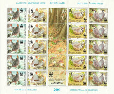 Joegoslavië 2000, Postfris MNH, WWF, Birds - Ongebruikt