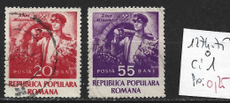 ROUMANIE 1274-75 Oblitérés Côte Côte 1 € - Usati