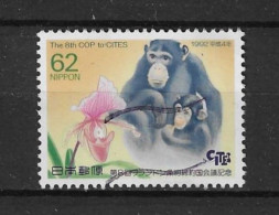 Japan 1992 Monkeys  Y.T. 1975 (0) - Used Stamps
