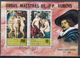 Guinea Ecuatorial 1973 - P.Paul RUBENS, Painting - Block - Rubens