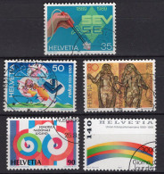 T2479 - SUISSE SWITZERLAND Yv N°1327/31 - Used Stamps