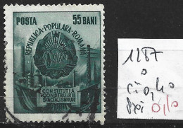 ROUMANIE 1287 Oblitéré Côte Côte 0.40 € - Used Stamps