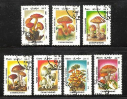 Afghanistan 1985 Champignons (30) Yvert N° 1276 à 1282 Oblitérés Used - Afganistán