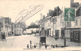 CPA 80 PICQUIGNY / PLACE DU MARCHE - Other & Unclassified