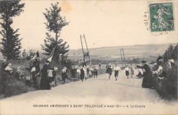 CPA 80 COLONIES AMIENOISES A QUIRY FOLLEVILLE / AOUT 1911 / LA COURSE - Otros & Sin Clasificación