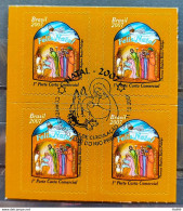 C 2719 Brazil Stamp Religion Christmas Nativity Scene 2007 Block Of 4 CBC SP - Neufs
