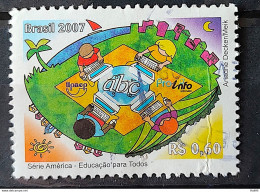 C 2708 Brazil Stamp Education For All Computer 2007 Circulated 1 - Gebruikt