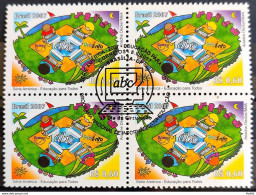 C 2708 Brazil Stamp Education For All Computer 2007 Block Of 4 CBC Brasília - Neufs