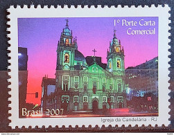 C 2705 Brazil Depersonalized Stamp Tourism Rio De Janeiro 2007 Igreja Da Candelaria Religion - Personalizzati