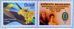 C 2677 Brazil Personalized Stamp Ipe Flag Map 2007 Printed Horizontal Military Army - Personalisiert