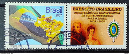 C 2677 Brazil Personalized Stamp Ipe Flag Brazilian Military Army 2007 Circulated 1 - Personalizzati