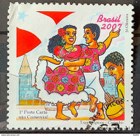 C 2675 Brazil Stamp Typical Costumes Carimbo Dance Music 2007 Circulated 1 - Gebraucht