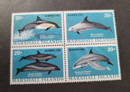 Marshall Islands 1984 Dolphins - Dolfijnen