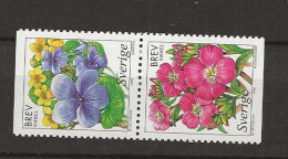 1998 MNH Sweden,Michel 2060-61 Pair, Postfris - Neufs