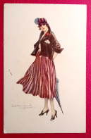 ILLUSTRATEUR - S. BOMPARD - FEMME MODE 1900 - Bompard, S.