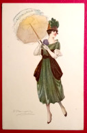 ILLUSTRATEUR - S. BOMPARD - FEMME MODE 1900 - Bompard, S.