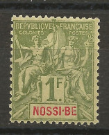 NOSSI-BE N° 39 Sans Accent Sur Le E De BE NEUF** LUXE SANS CHARNIERE / Hingeless / MNH - Unused Stamps