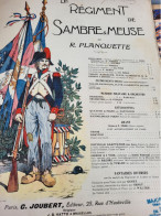 LE REGIMENT DE SAMBRE ET MEUSE /PLANQUETTE /ILLUSTRATION BEGAU - Partituren