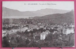 Delcampe - Visuel Très Peu Courant - 73 - Aix Les Bains - Vue Prise De L'Hôtel Mirabeau - Aix Les Bains