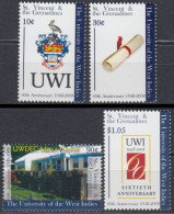 St.Vincent & Die Grenadinen Mi.Nr. 6465-68 60J. Westindische Universität (4 W.) - St.-Vincent En De Grenadines