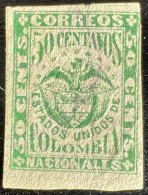 Kolumbien 1868: 1868-1880 Definitives: Coats Of Arms Mi:CO 49xaI - Colombia