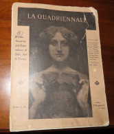 LA QUADRIENNALE 1902 - R. STREGLIO E C. EDITORI - Art, Design, Décoration