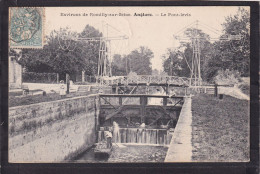 51. ANGLURE . Environs De Romilly Sur Seine . Le Pont-Levis . Animée . Cachet ROMILLY A EPERNAY - Anglure