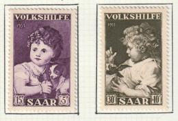 SARRE - Au Profit Des Oeuvres Populaires, Enfants - Y&T N° 323-325 - 1953 - MH - Unused Stamps