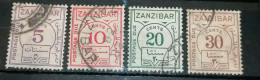 Zanzibar 1936 Postage Due Stamps - Zanzibar (...-1963)