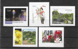 Portugal / Madeira  2016   Mi.Nr. 366 / 370 , Freimarken - Selbstklebend / Self-adhesive - Postfrisch / MNH / (**) - Unused Stamps