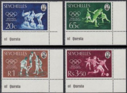 Seychellen Mi.Nr. 358-61 Olympia1976 Montreal (4 Werte) - Seychelles (1976-...)