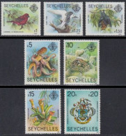 Seychellen Mi.Nr. 402-04,06-09III.I Freim. Fauna Und Flora (7 Werte) - Seychellen (1976-...)